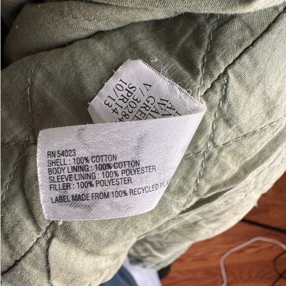 Gap Kids Olive Army Green Hooded Utility Jacket Sz L (10) - Picture 4 of 12